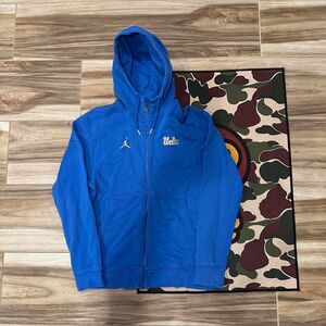 Jordan mens blue UCLA zip up hoodie